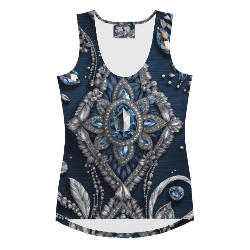 "Denim and Diamonds" Collection - Designer Tank Top