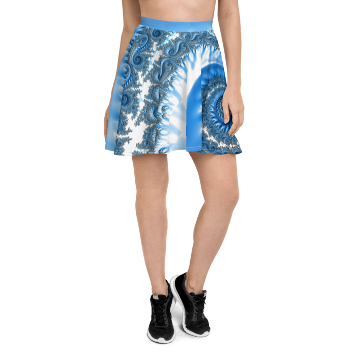 "Fractal Fern" Collection - Designer Skater Skirt