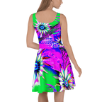 "Electric Bloom" Collection - Skater Dress