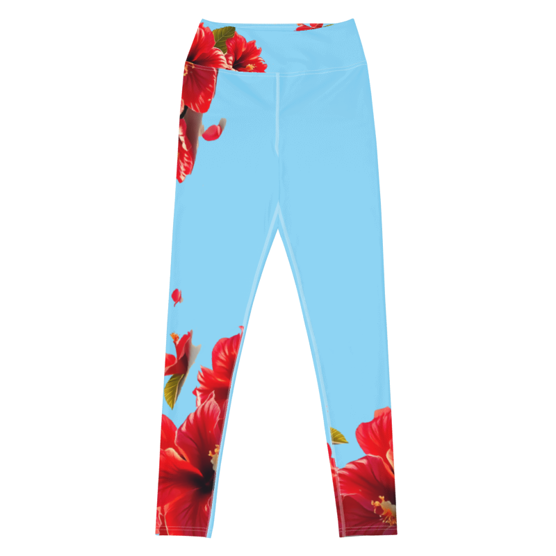 Majestic Flamingo – Designer Women's Long Yoga Leggings | ZKoriginal