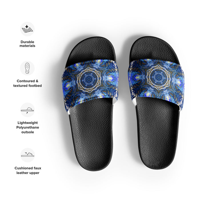 "Whirling Petals" Collection - Designer Men’s slides ZKoriginal