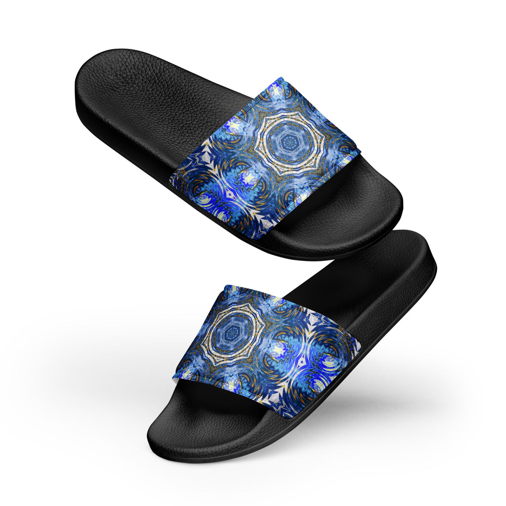 "Whirling Petals" Collection - Designer Men’s slides ZKoriginal