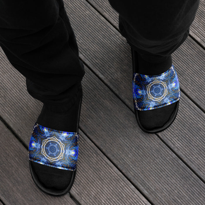 "Whirling Petals" Collection - Designer Men’s slides ZKoriginal