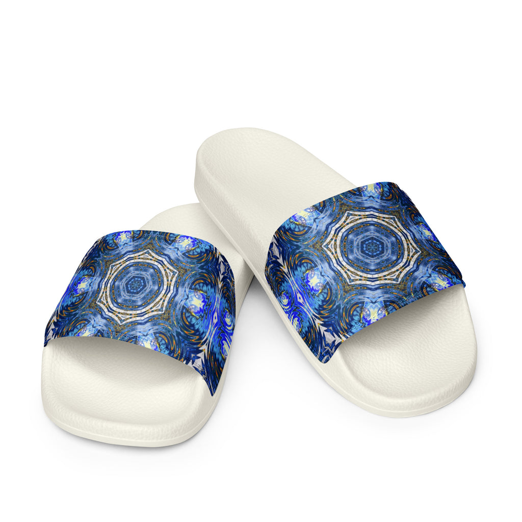 "Whirling Petals" Collection - Designer Men’s slides ZKoriginal