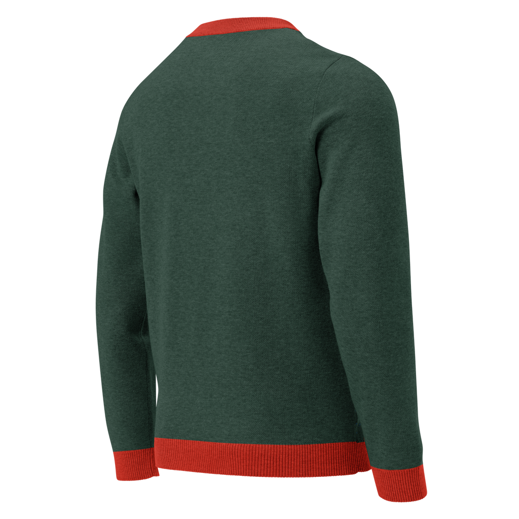 "Winter’s Radiance" Collection - Knitted Crew Neck Sweater