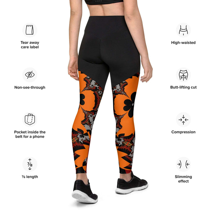 "Buccaneers Fans " Collection - Designer Sports Leggings ZKoriginal