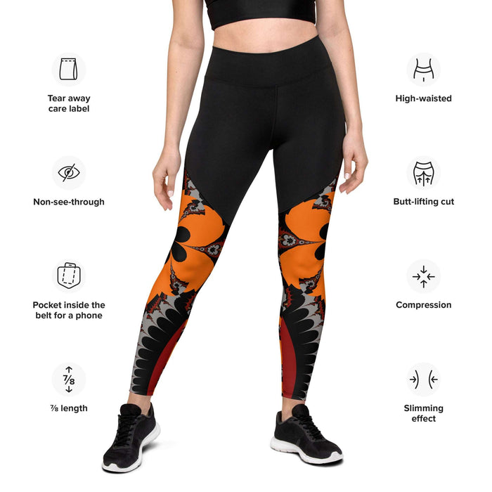 "Buccaneers Fans " Collection - Designer Sports Leggings ZKoriginal