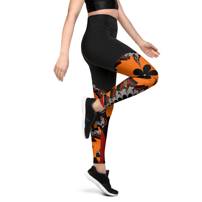 "Buccaneers Fans " Collection - Designer Sports Leggings ZKoriginal
