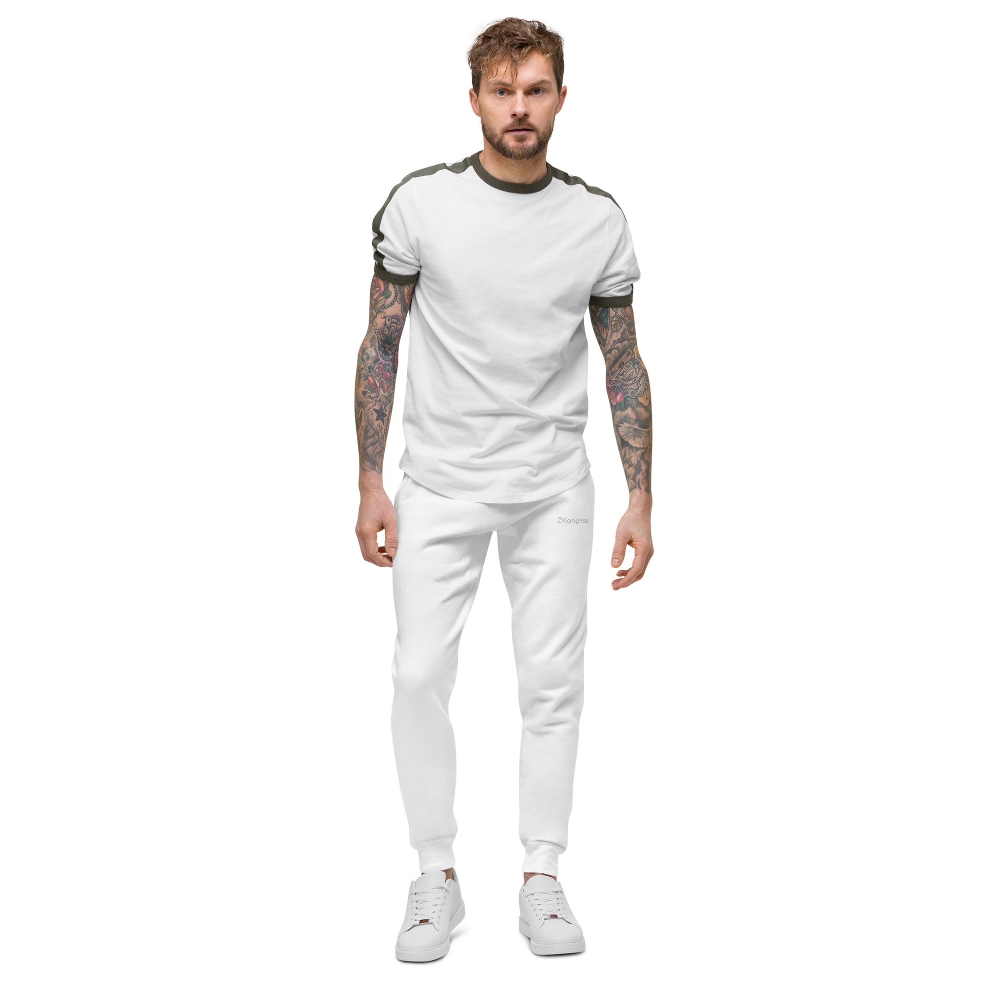 "Angel White" Collection - Unisex Fleece Sweatpants Unisex ZKoriginal