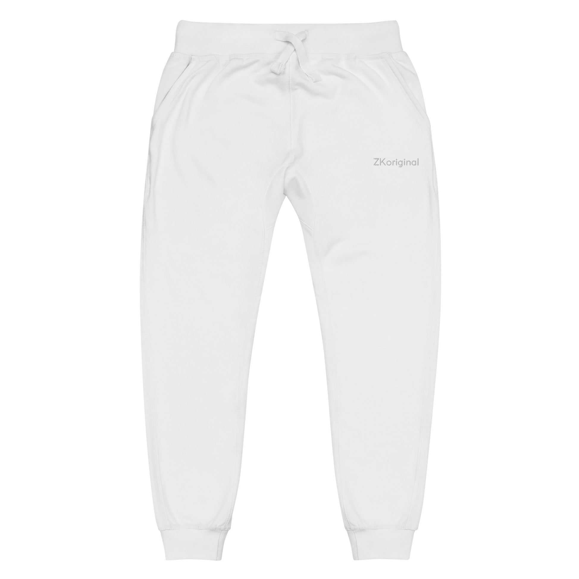 "Angel White" Collection - Unisex Fleece Sweatpants Unisex ZKoriginal
