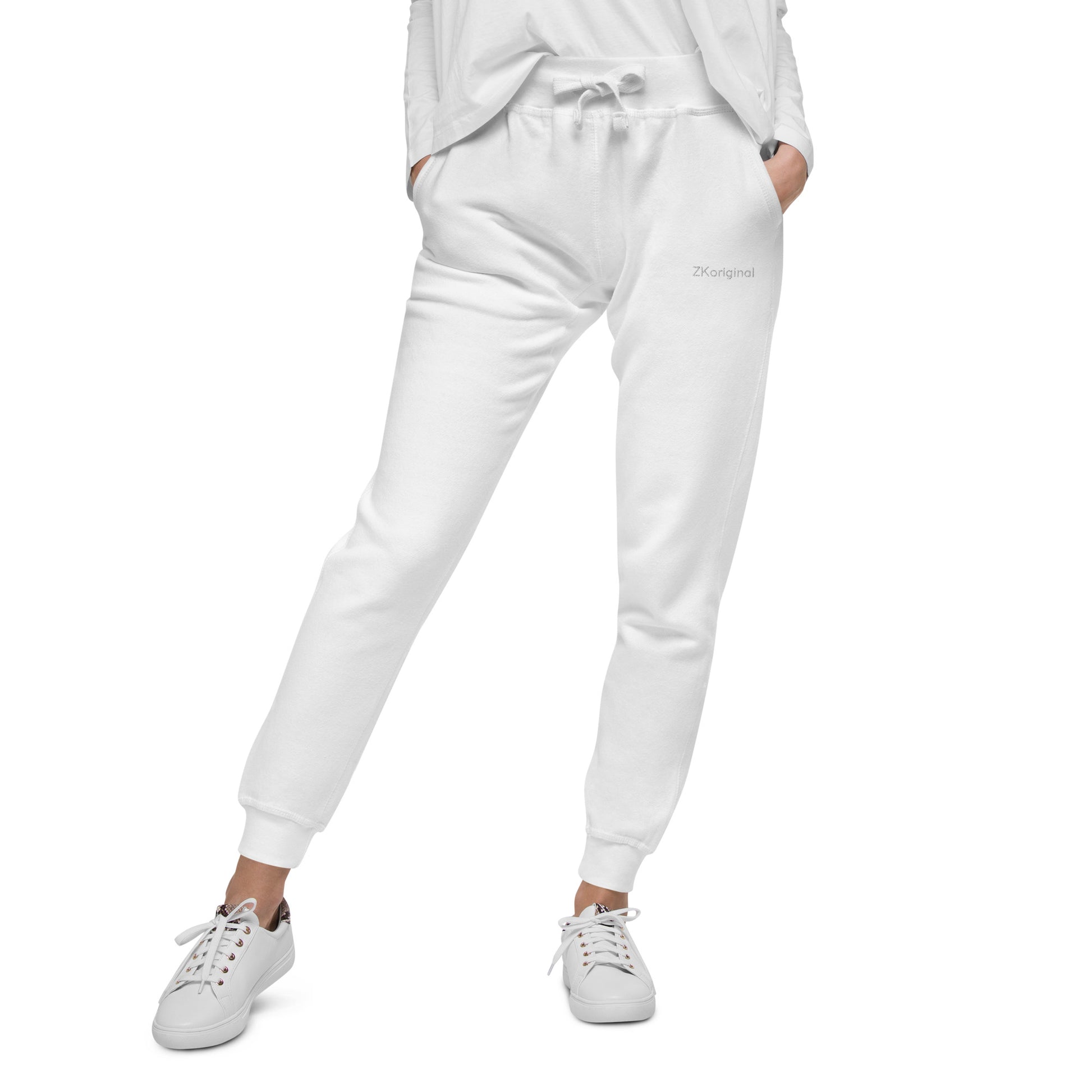 "Angel White" Collection - Unisex Fleece Sweatpants Unisex ZKoriginal