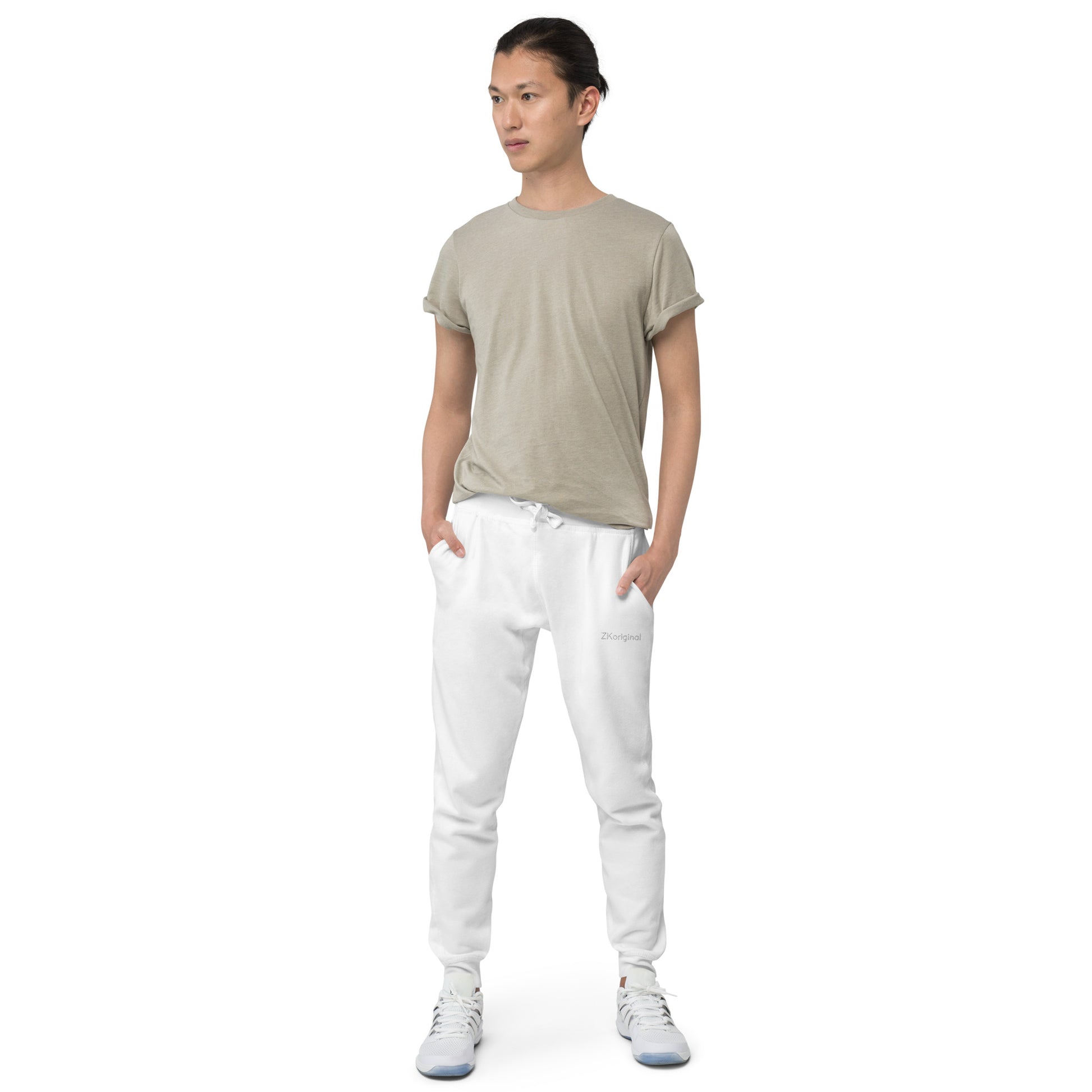 "Angel White" Collection - Unisex Fleece Sweatpants Unisex ZKoriginal