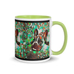 "Dog Lovers" Collection - French Bulldog Mug with Color Inside ZKoriginal