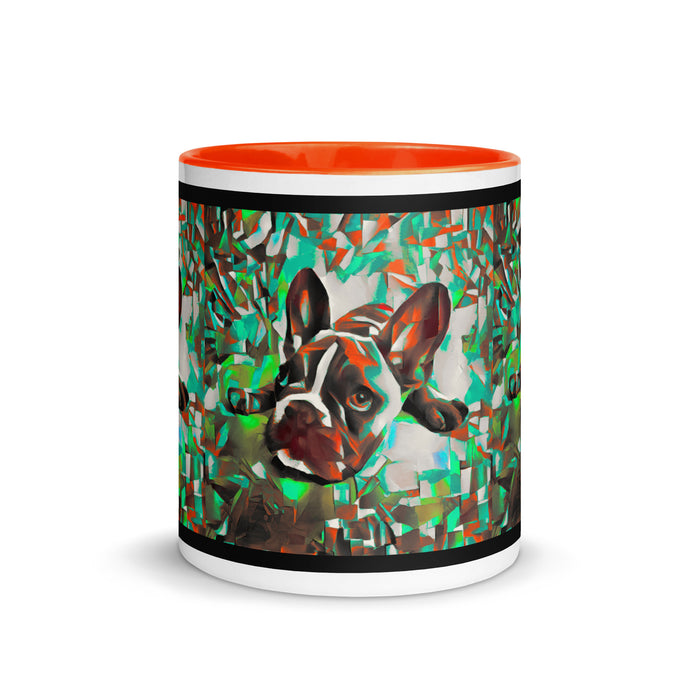 "Dog Lovers" Collection - French Bulldog Mug with Color Inside ZKoriginal