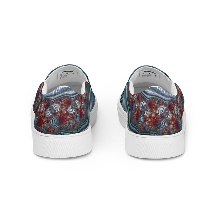 "Fractal Seashell" Collection - Women’s Slip-on Canvas Shoes