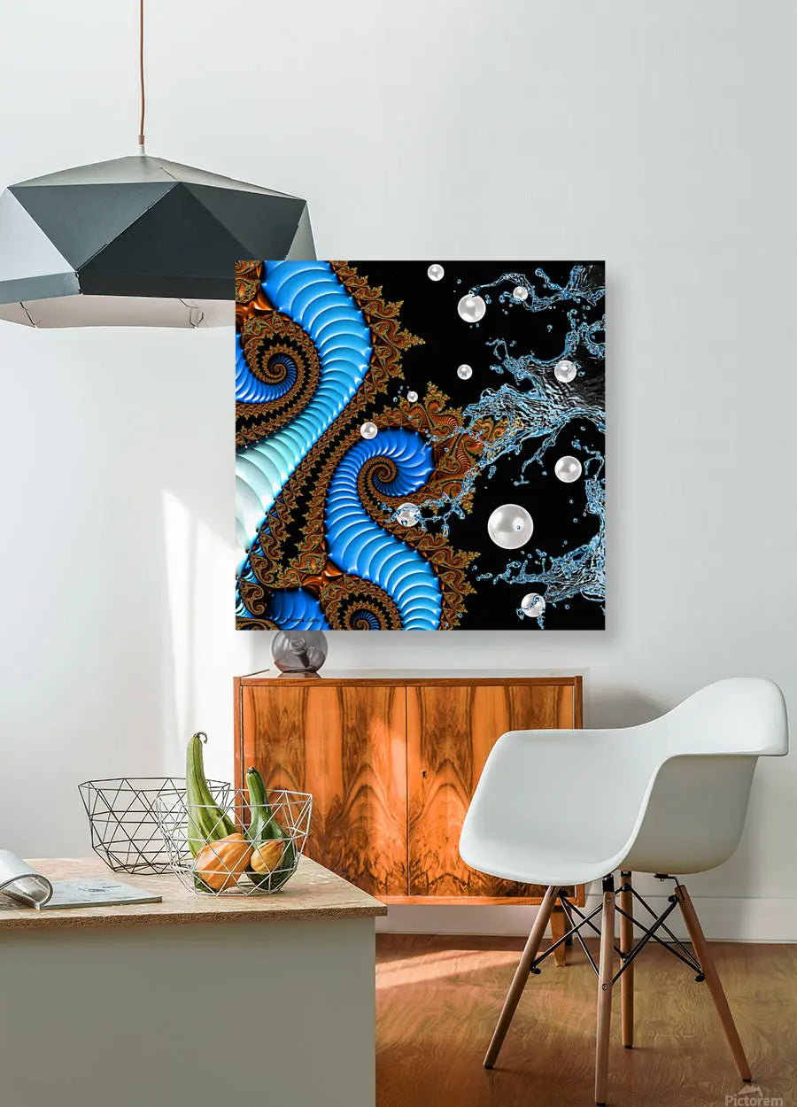 Abstract Modern Wall Art "The Dark Side of the Universe" ZKoriginal