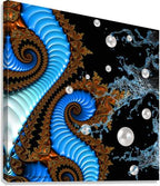 Abstract Modern Wall Art "The Dark Side of the Universe" ZKoriginal