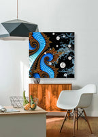 Abstract Modern Wall Art "The Dark Side of the Universe" ZKoriginal