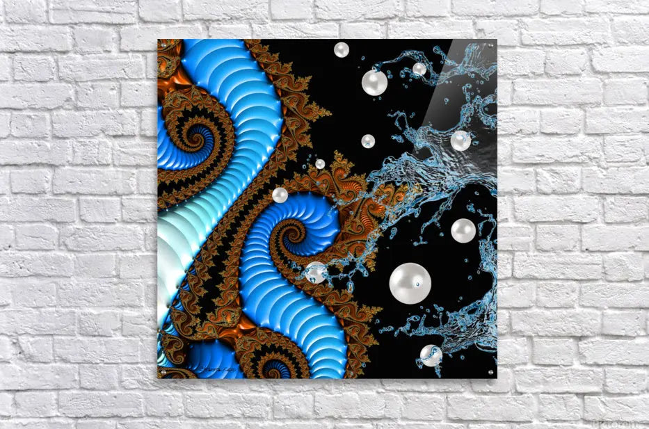 Abstract Modern Wall Art "The Dark Side of the Universe" ZKoriginal