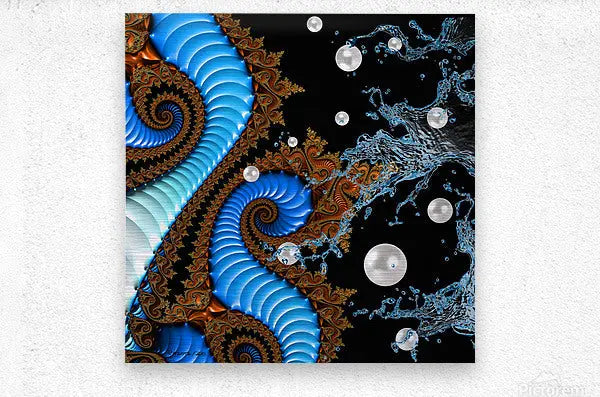 Abstract Modern Wall Art "The Dark Side of the Universe" ZKoriginal