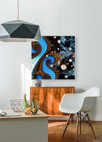 Abstract Modern Wall Art "The Dark Side of the Universe" ZKoriginal