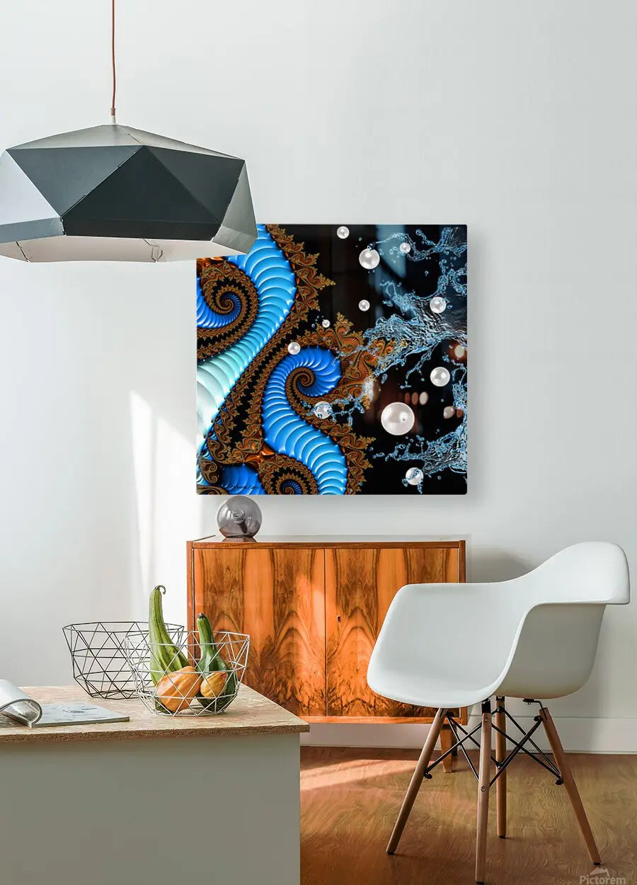 Abstract Modern Wall Art "The Dark Side of the Universe" ZKoriginal