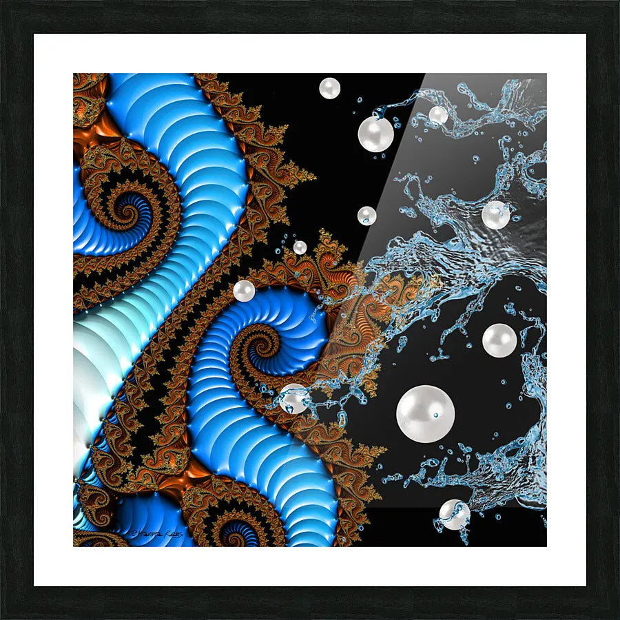 Abstract Modern Wall Art "The Dark Side of the Universe" ZKoriginal
