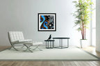 Abstract Modern Wall Art "The Dark Side of the Universe" ZKoriginal