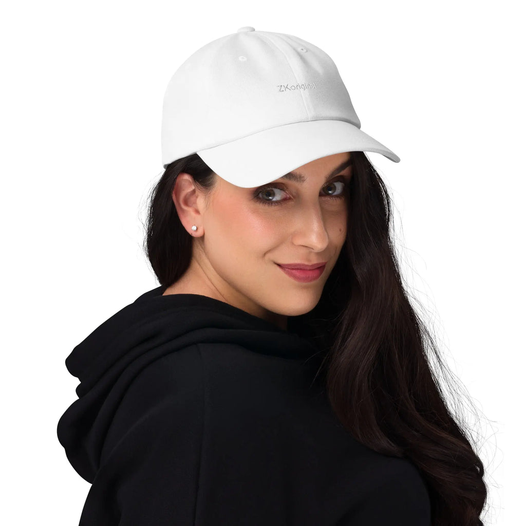 "Angel White" Collection - Dad Hat ZKoriginal