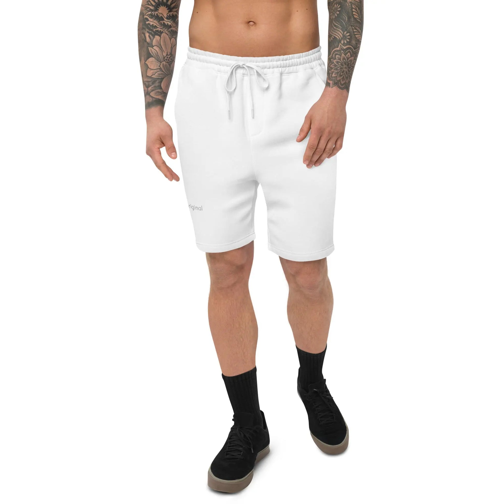 "Angel White" Collection - Men's fleece shorts ZKoriginal