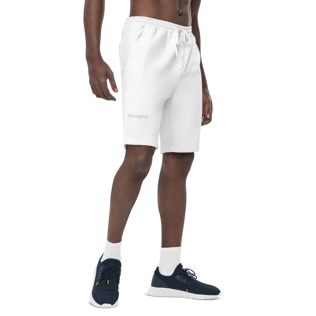 "Angel White" Collection - Men's fleece shorts ZKoriginal