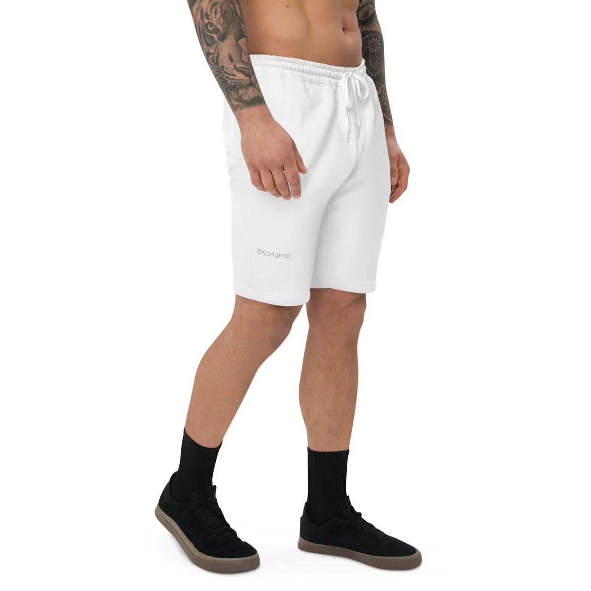 "Angel White" Collection - Men's fleece shorts ZKoriginal