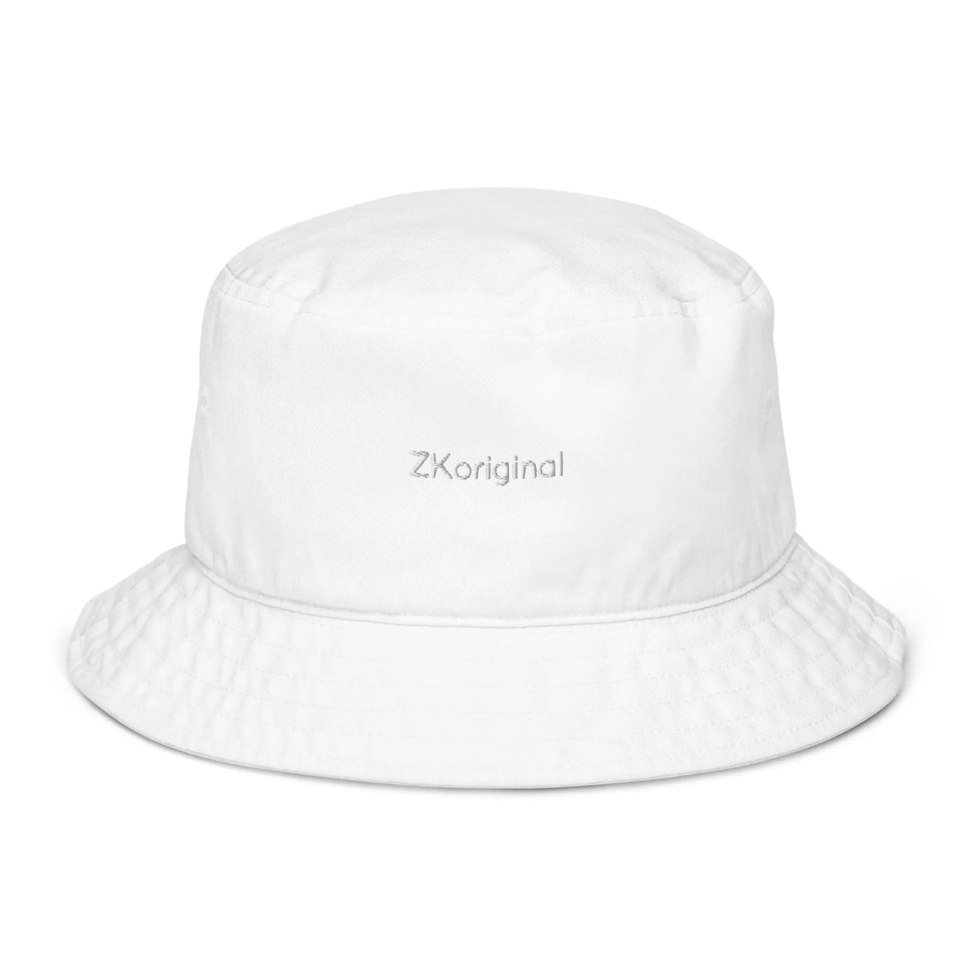 "Angel White" Collection - Organic Bucket Hat ZKoriginal