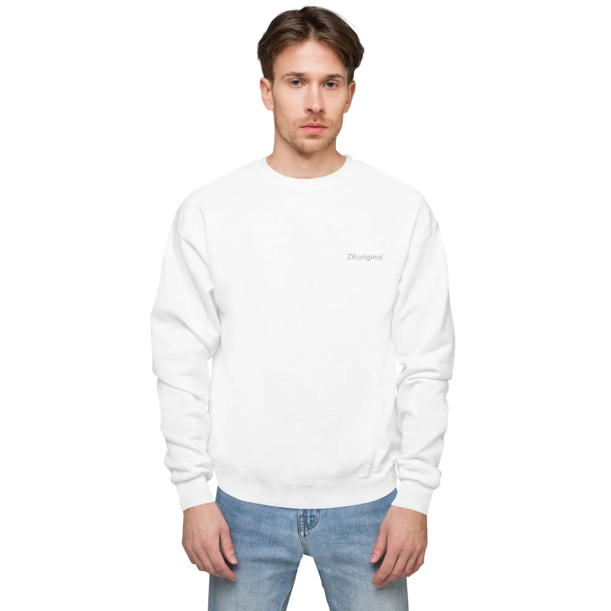 "Angel White" Collection - Unisex Fleece Sweatshirt ZKoriginal