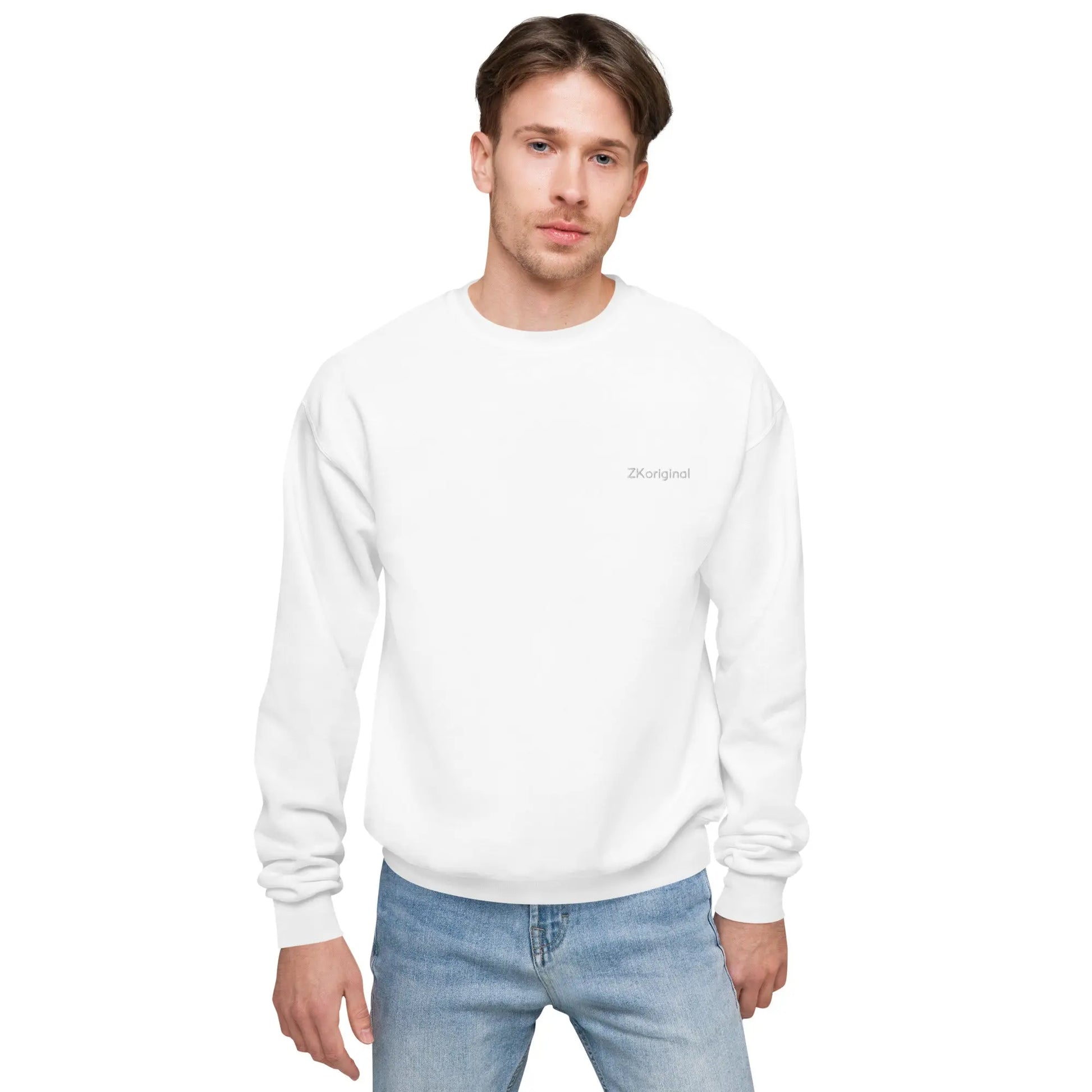 "Angel White" Collection - Unisex Fleece Sweatshirt ZKoriginal