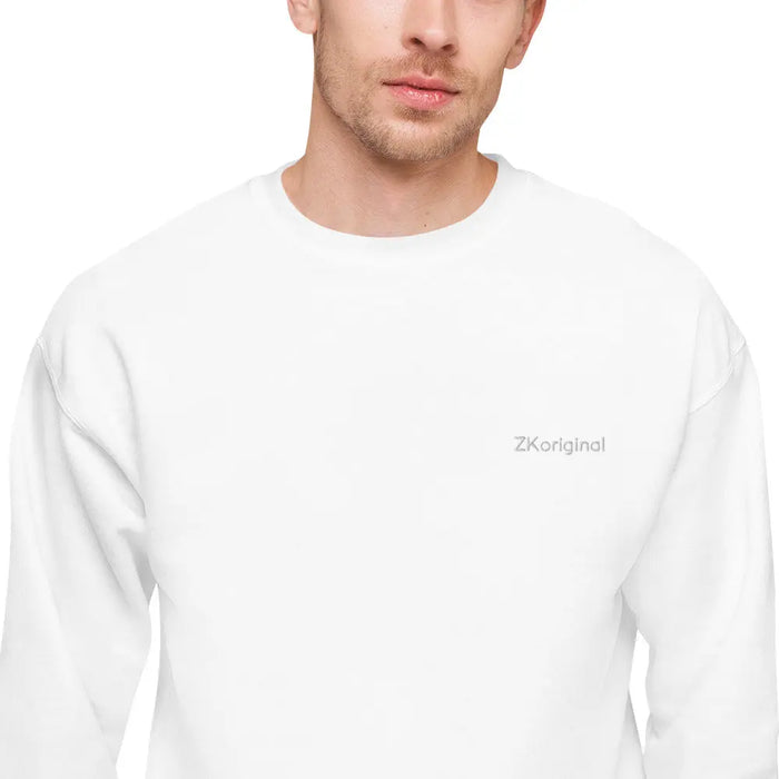"Angel White" Collection - Unisex Fleece Sweatshirt ZKoriginal