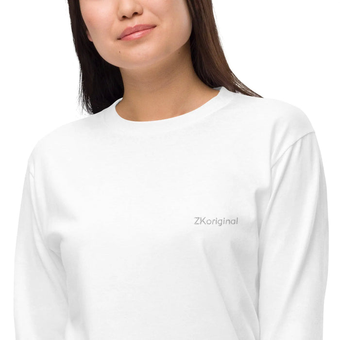 "Angel White" Collection - Unisex Long Sleeve T-shirt ZKoriginal