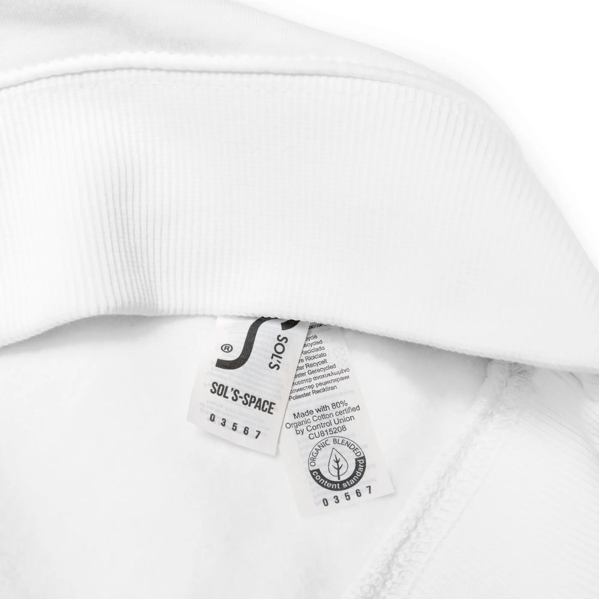 "Angel White" Collection - Unisex Organic Raglan Sweatshirt ZKoriginal