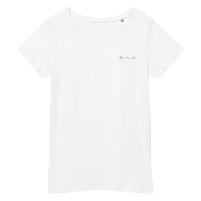 "Angel White" Collection - Womens Basic Organic T-shirt ZKoriginal