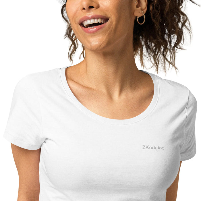 "Angel White" Collection - Womens Basic Organic T-shirt ZKoriginal