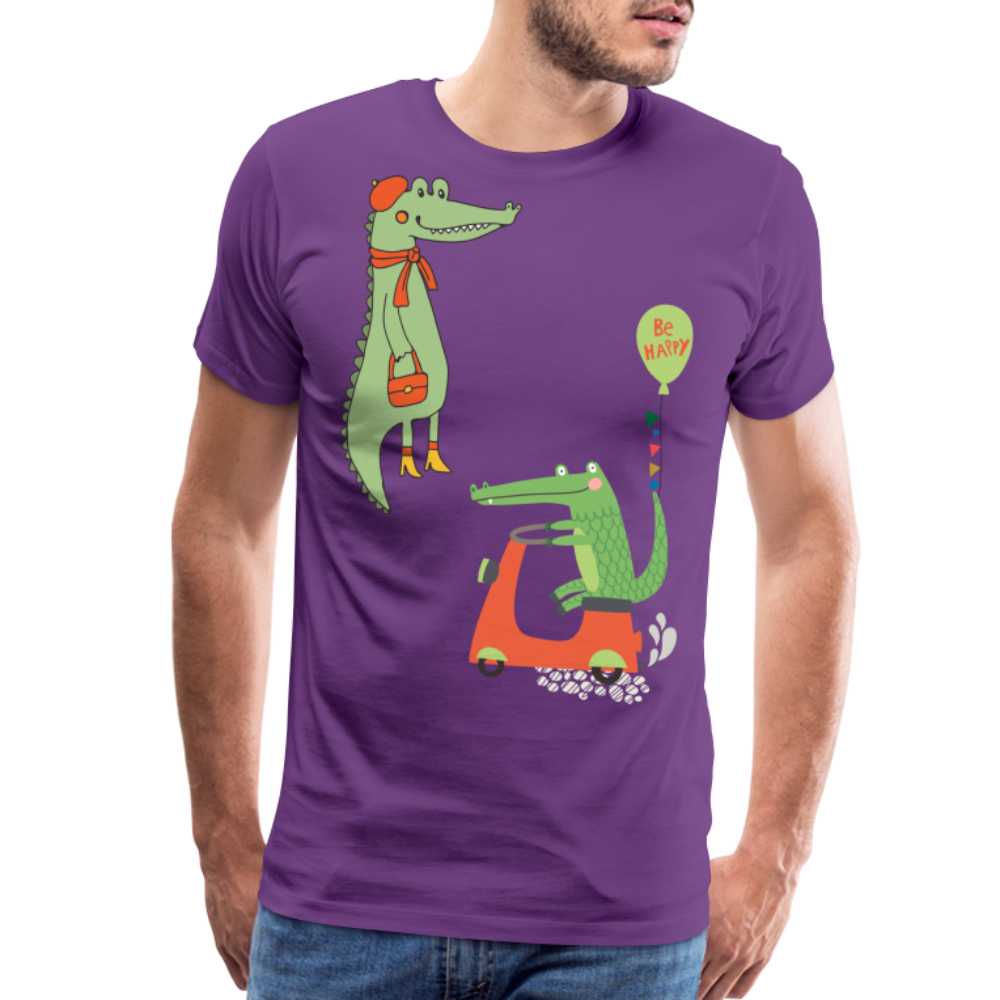 Be Happy - Men's Premium T-Shirt SPOD