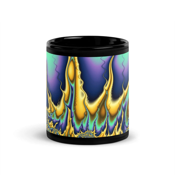 "Blazing Sun" Collection - Black Glossy Mug ZKoriginal