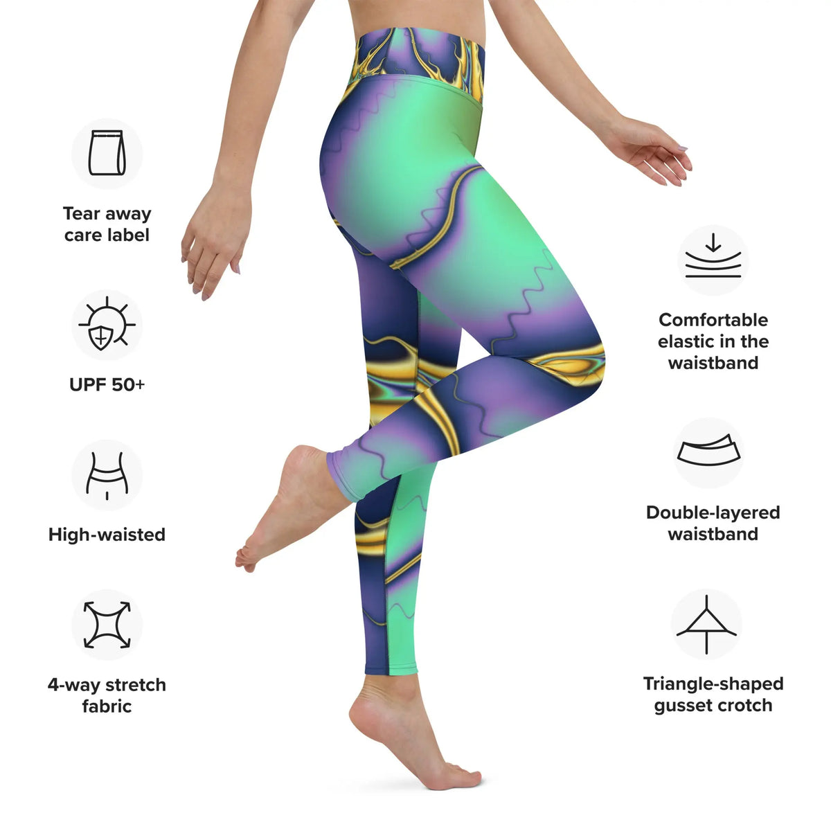 "Blazing Sun" Collection - Yoga Long Leggings ZKoriginal