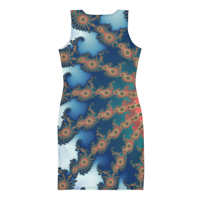 "Blissful Flare" Collection - Fractal Art Mini Dress ZKoriginal