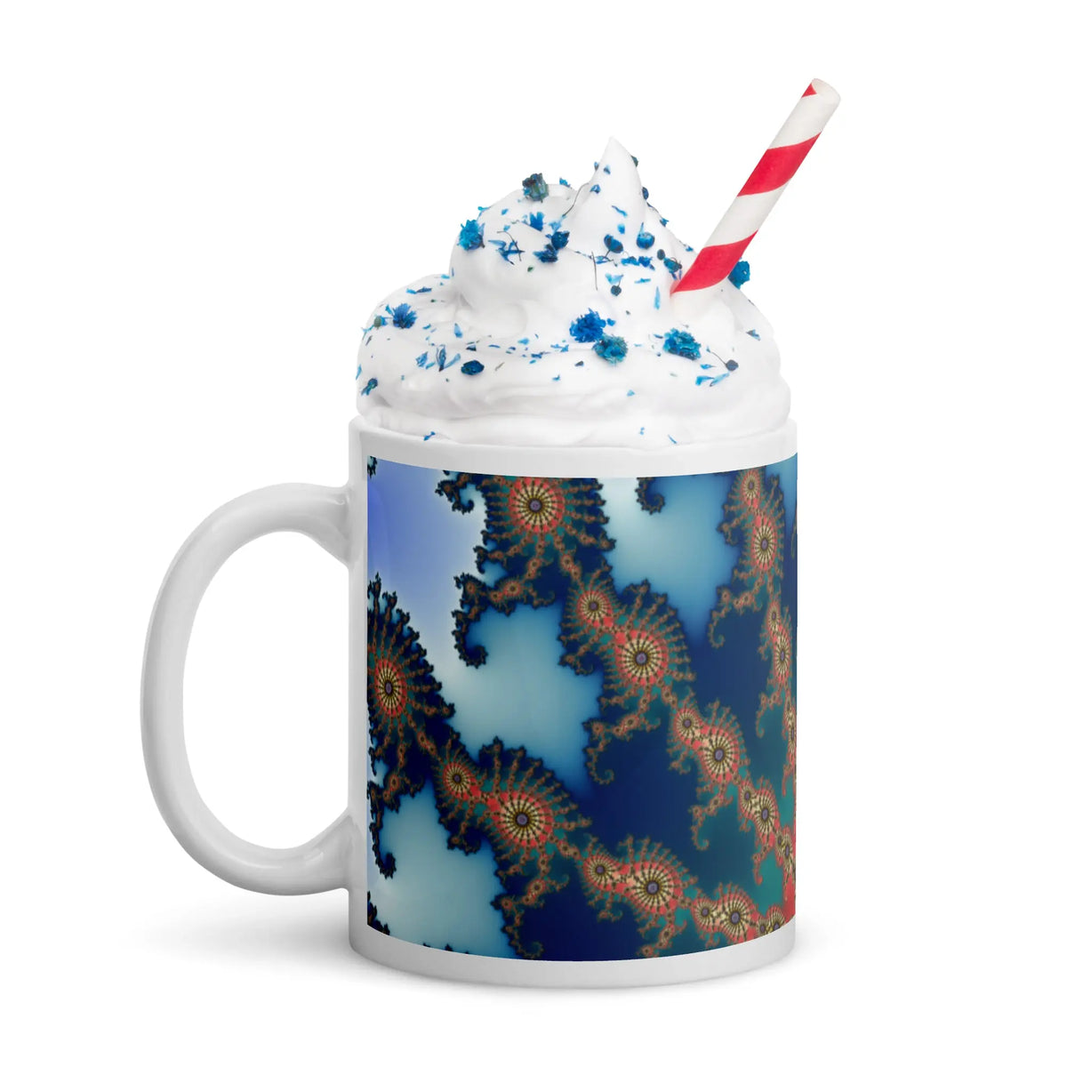 "Blissful Flare" Collection - White glossy mug ZKoriginal