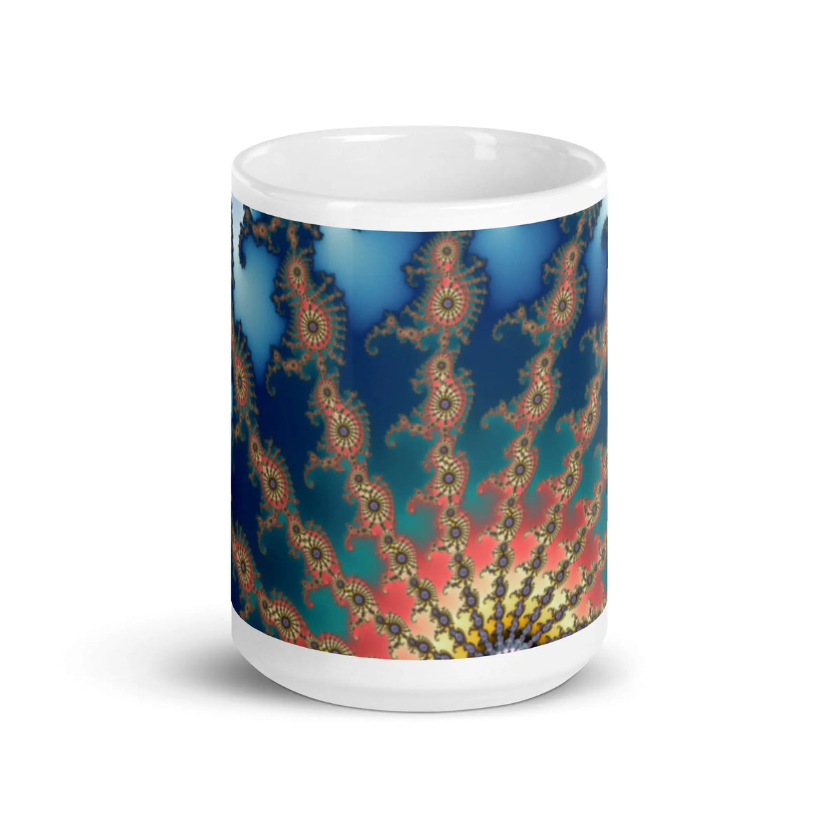 "Blissful Flare" Collection - White glossy mug ZKoriginal