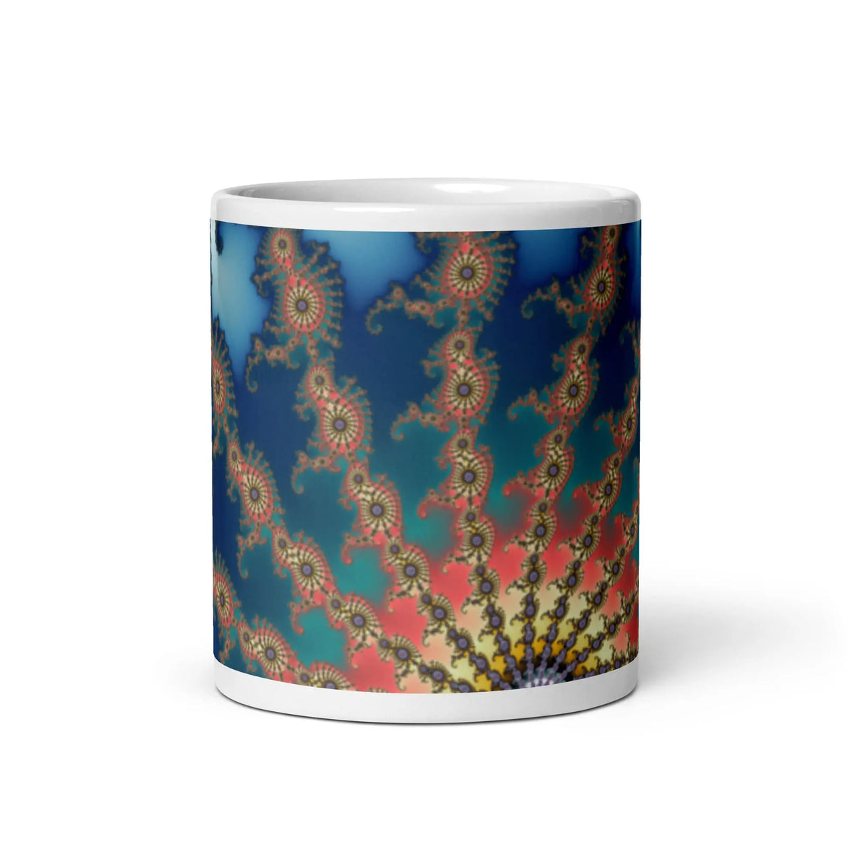 "Blissful Flare" Collection - White glossy mug ZKoriginal