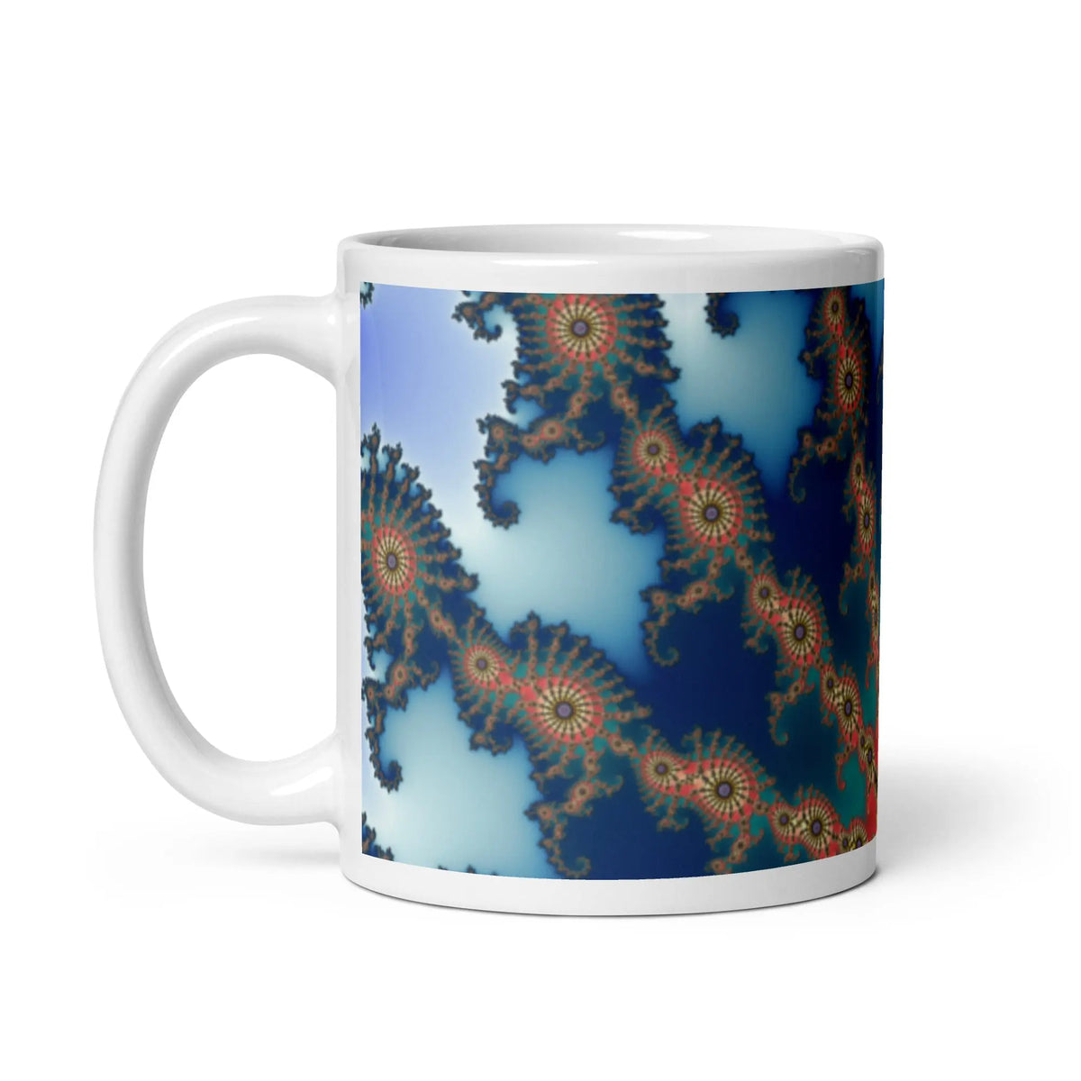 "Blissful Flare" Collection - White glossy mug ZKoriginal