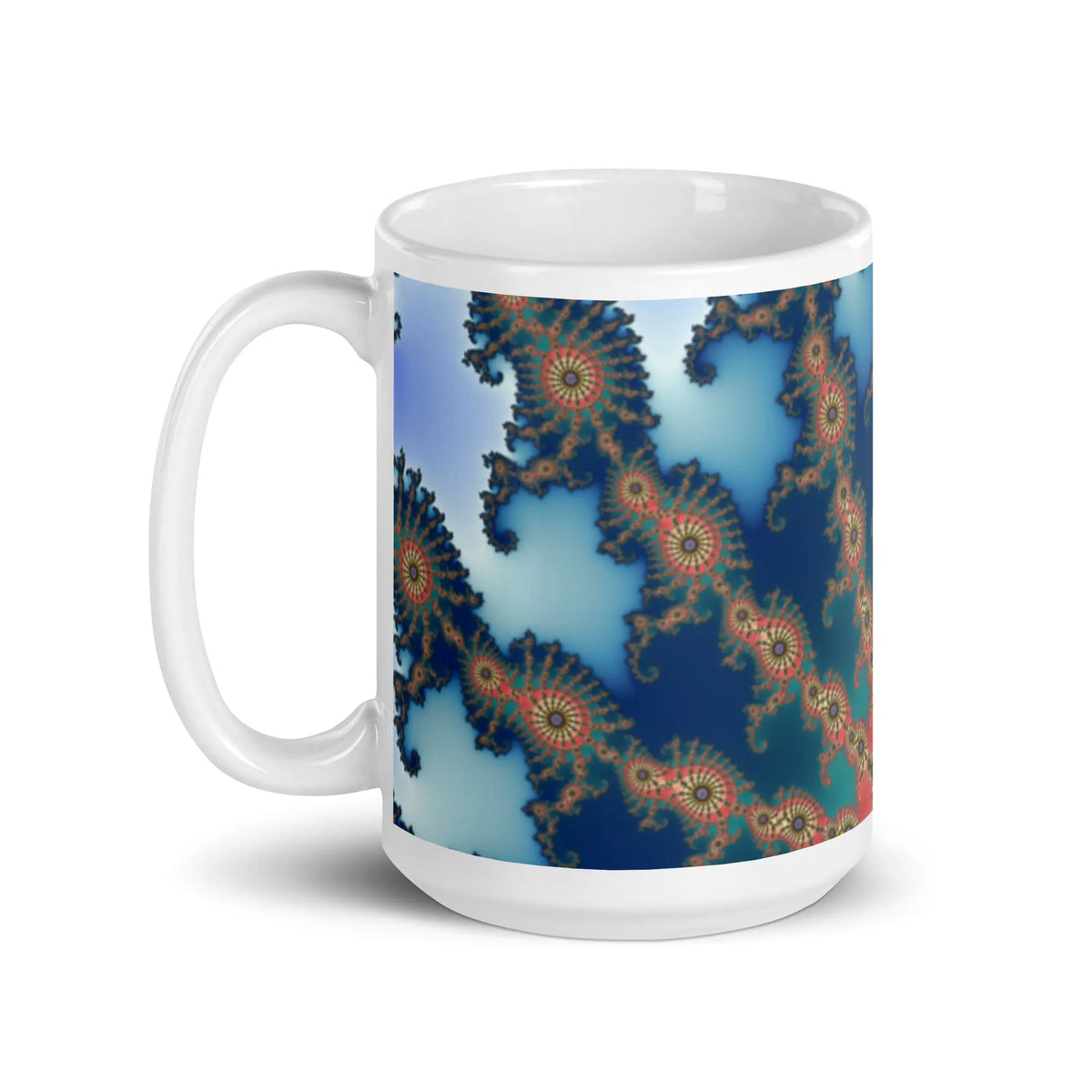 "Blissful Flare" Collection - White glossy mug ZKoriginal