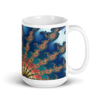 "Blissful Flare" Collection - White glossy mug ZKoriginal